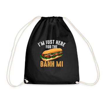 Banh Mi Vietnamese Food - Turnbeutel - Schwarz - Vorne