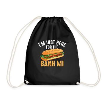 Banh Mi Vietnamese Food - Turnbeutel - Schwarz - Vorne