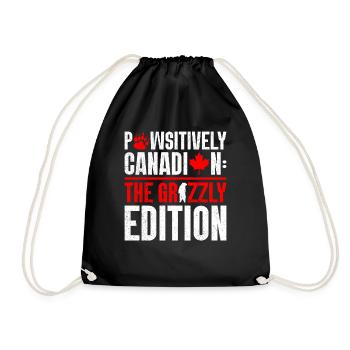 Grizzly Bear Canada Brown Bear Bear - Drawstring Bag - black - Front