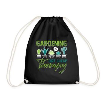 Le jardinage du jardinier est une plantation thérapeutique bon marché - Sac de sport léger - noir - Devant