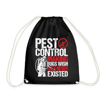 Exterminateurs de lutte antiparasitaire - Sac de sport léger - noir - Devant