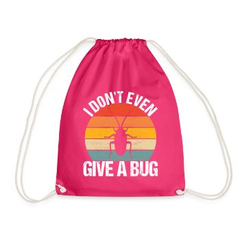 Pest Control Exterminators - Drawstring Bag - fuchsia - Front