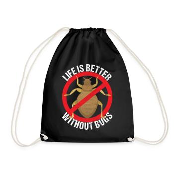 Exterminateurs de lutte antiparasitaire - Sac de sport léger - noir - Devant