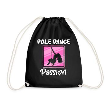 Pole Dance Dancer, Pole Dancing, Pole Dancing - Drawstring Bag - black - Front