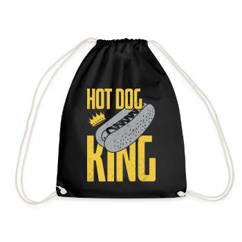 Hot Dog Adult King Hot Dog King - Turnbeutel - Schwarz - Vorne