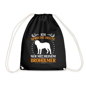 Broholmer Ne parlez qu’à Broholmer - Sac de sport léger - noir - Devant