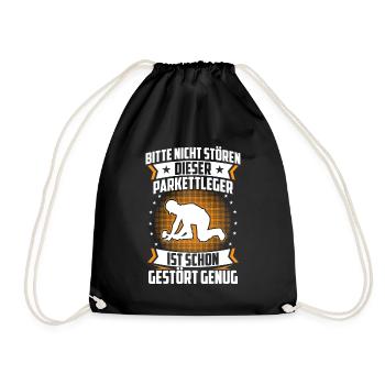Parquet layer is enough tiler - Drawstring Bag - black - Front