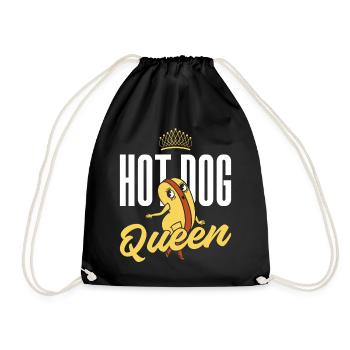 Hot Dog Adult Queen Hot Dog Queen - Turnbeutel - Schwarz - Vorne