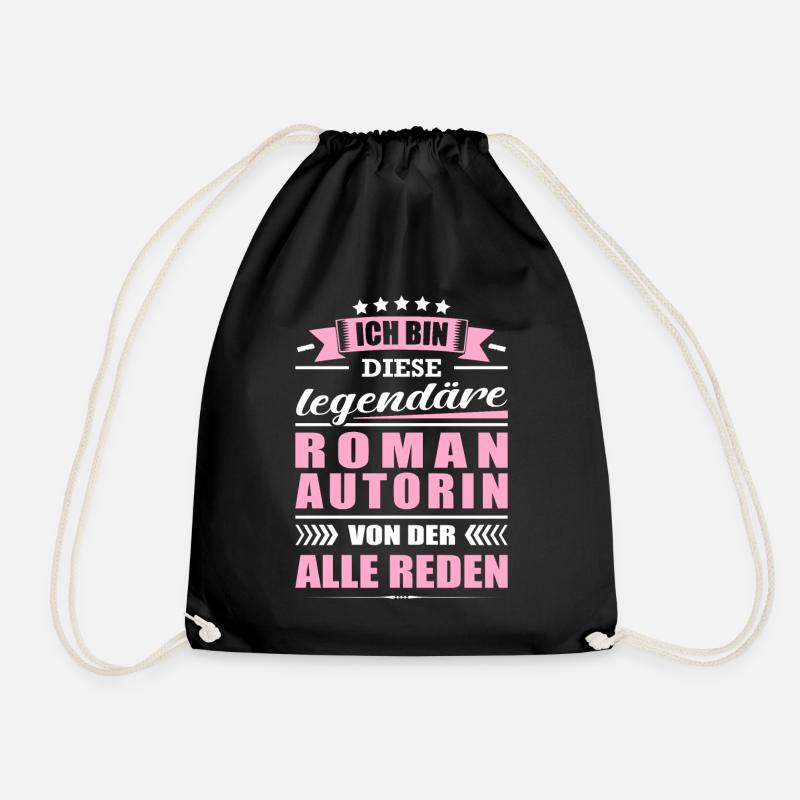 Ich Bin Diese Legendäre Romanautorin Autorin - Turnbeutel - Schwarz