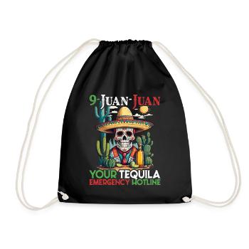 Funny Tequila Saying Cinco De Mayo Design - Drawstring Bag - black - Front