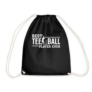 Best Tee-ball Player ever - Tball Player Tee-ball - Drawstring Bag - black - Front