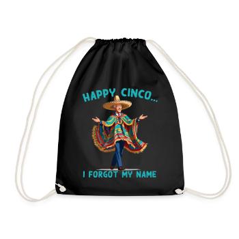 Drôle Confus Président Humour Mexicain - Sac de sport léger - noir - Devant