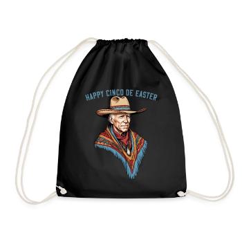 Président confus Satire drôle et humour - Sac de sport léger - noir - Devant