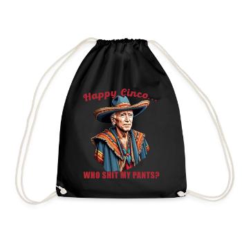 Drôle de président confus Fête mexicaine - Sac de sport léger - noir - Devant