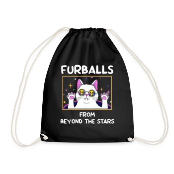 Chat Alien, OVNI, UAP, Espace, Objet Volant Spatial - Sac de sport léger - noir - Devant