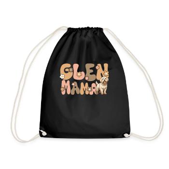Irish Glen d’Imaal Terrier Groovy Glen Mama - Sac de sport léger - noir - Devant