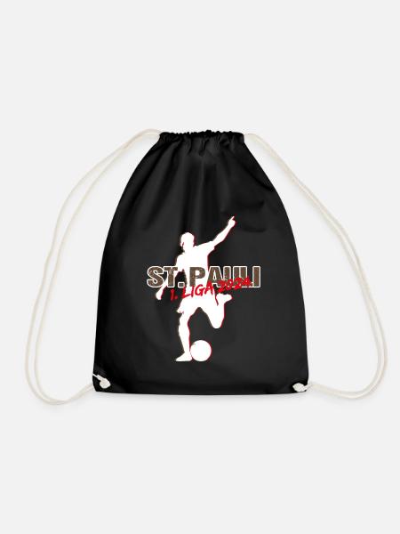 St Pauli Aufsteiger - Turnbeutel - Schwarz