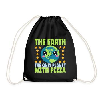 Astronomie Mignonne Planète Système Solaire Galaxie - Sac de sport léger - noir - Devant