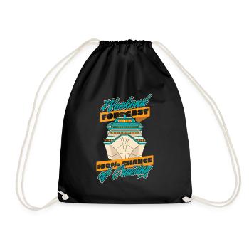 100% Chance Of Cruising Cruise Ship Cruise - Drawstring Bag - black - Front