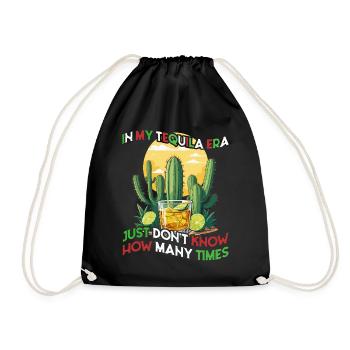 Funny Tequila Era Cinco De Mayo Iconic - Drawstring Bag - black - Front