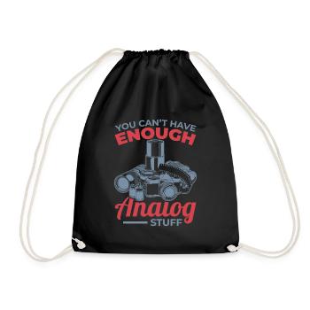 Vous ne pouvez pas avoir assez de trucs analogiques - Sac de sport léger - noir - Devant