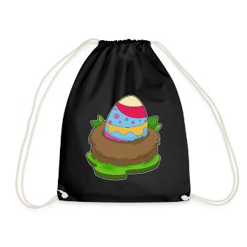 Œuf de Pâques - Sac de sport léger - noir - Devant