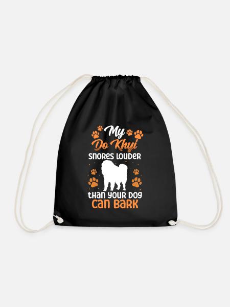 Do Khyi schnarcht lauter Tibetdogge Tibetmastiff - Turnbeutel - Schwarz