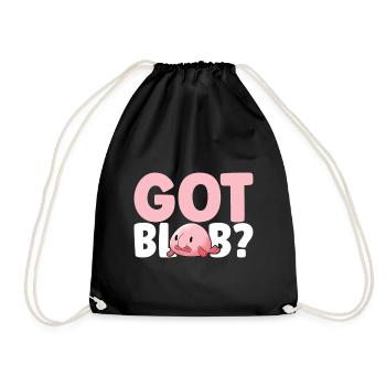 Poisson blob mignon poisson laid - Sac de sport léger - noir - Devant
