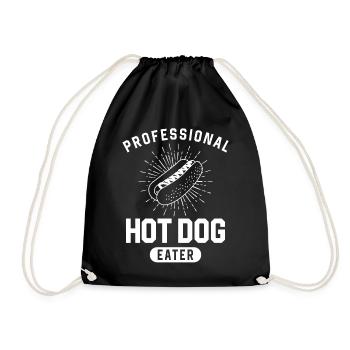 Hot Dog Adult Professional Hot Dog - Turnbeutel - Schwarz - Vorne