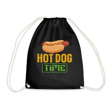 Hot Dog Adulte Hot Dog Time - Sac de sport léger - noir - Devant