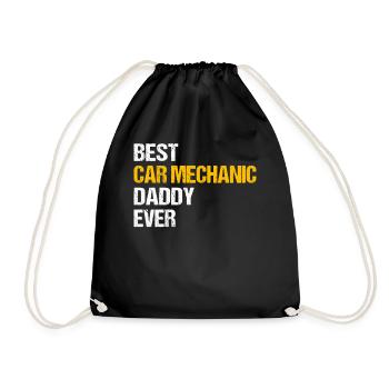 Meilleur Papa Mécanicien Automobile de tous les temps - Papa Mécanicien Automobile - Sac de sport léger - noir - Devant