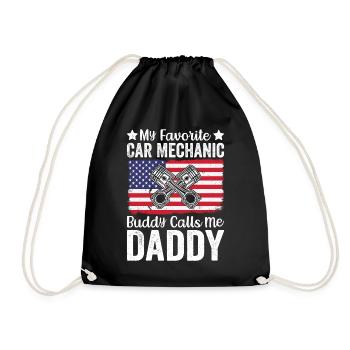 Mon ami mécanicien automobile préféré m’appelle papa - Sac de sport léger - noir - Devant