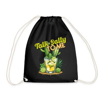 Lustiger Tequila Spruch Cinco De Mayo Design - Turnbeutel - Schwarz - Vorne