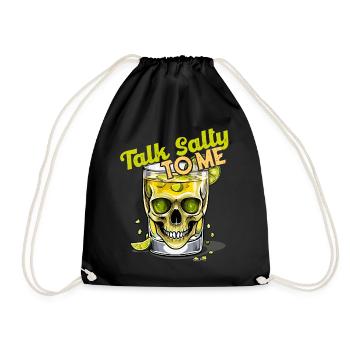 Lustiger Tequila Spruch Cinco De Mayo Mexiko - Turnbeutel - Schwarz - Vorne