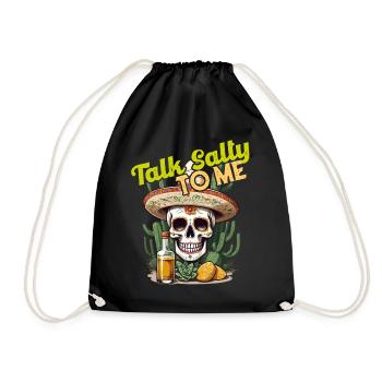 Funny Tequila Saying Cinco de Mayo Mexico - Drawstring Bag - black - Front