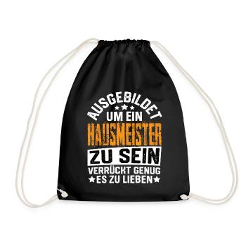 Concierge Gestion de l’immeuble Concierge Dicton - Sac de sport léger - noir - Devant