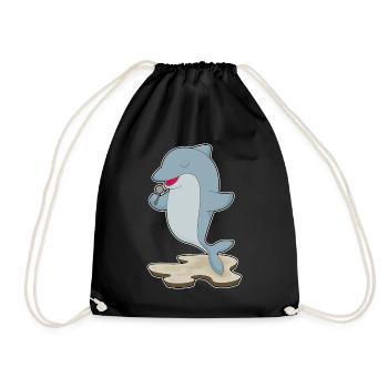 Chant Dolphin Singer Microphone - Sac de sport léger - noir - Devant