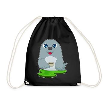 Tasse à café Seal - Sac de sport léger - noir - Devant