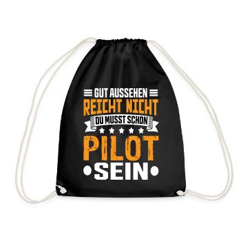 Pilotes pilotes Pilotes Des Pilotes Disant Avions Voler - Sac de sport léger - noir - Devant