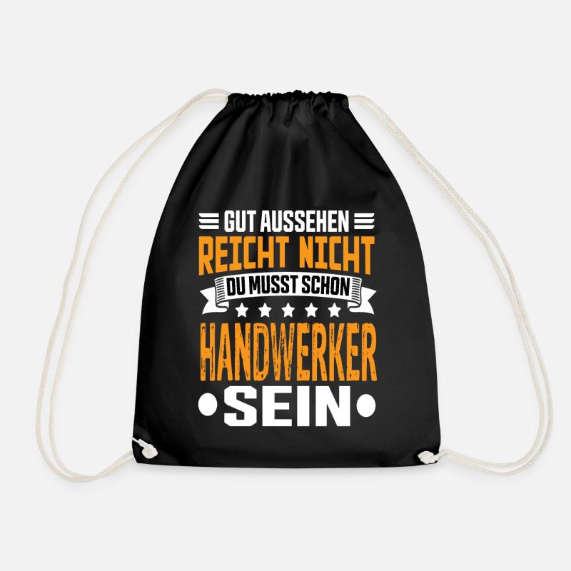 Handwerker - Turnbeutel - Schwarz
