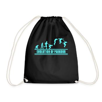 Freerunning Freerunner Obstacle Course Running - Drawstring Bag - black - Front