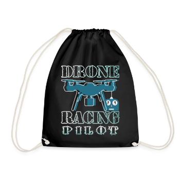 Pilote de drone - Sac de sport léger - noir - Devant