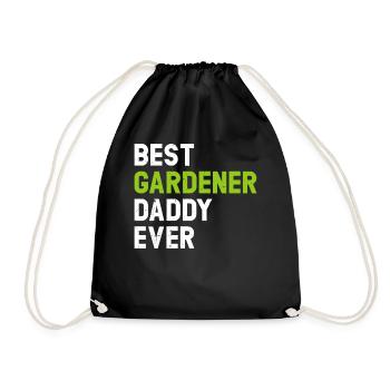 Meilleur papa jardinier de tous les temps - Papa jardinier paysagiste - Sac de sport léger - noir - Devant