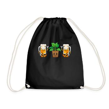 Drôle de jardinage Hobby Jardinier Amoureux des plantes Landsca - Sac de sport léger - noir - Devant