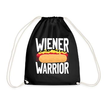 Hot Dog Adult Humor Pun Naughty - Turnbeutel - Schwarz - Vorne