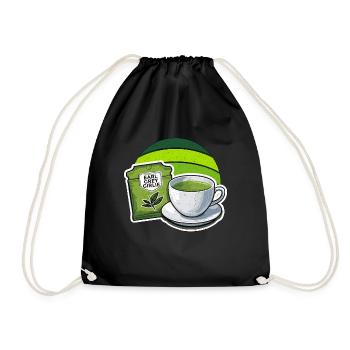Hot Tea Earl Grey Girlie Coffee Lover Hot Drinks - Drawstring Bag - black - Front