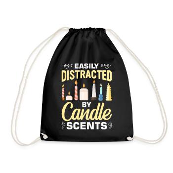 Drôle de fabricant de bougies Candle Maker Saying - Sac de sport léger - noir - Devant
