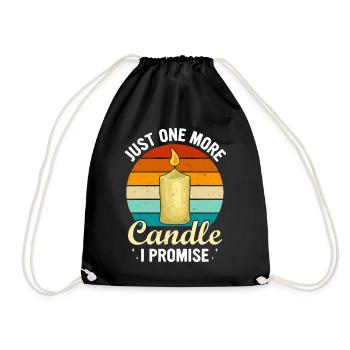 Drôle de fabricant de bougies Candle Maker Saying - Sac de sport léger - noir - Devant