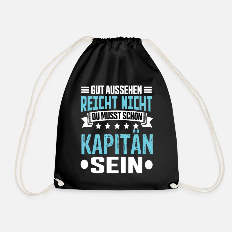 Kapitän - Turnbeutel - Schwarz
