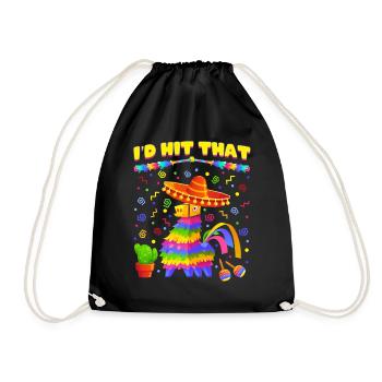 Drôle Meme Citation Taco Fête mexicaine, Fiesta Mexico - Sac de sport léger - noir - Devant